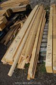 A quantity of mixed softwood up to 80'' long.