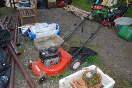 A Mowerland Briggs & Stratton engine petrol mower, running order, no safety plate.