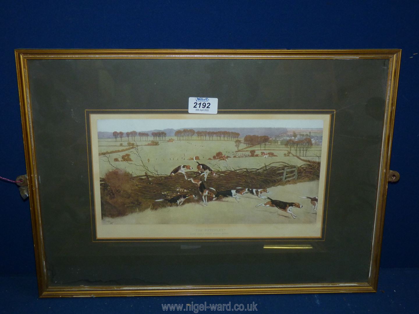 A pair of framed and mounted hunting Prints 'The Quorn from Billesdon Coplow' and 'The Pytchley - Image 2 of 17