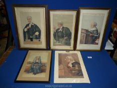 A quantity of Vanity Fair Prints to include 'Statesman No. 7', 'Judges No. 1.