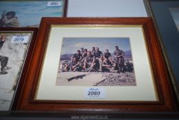A framed and mounted Print taken from a photograph, label verso, '16 Tp D.