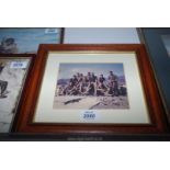 A framed and mounted Print taken from a photograph, label verso, '16 Tp D.