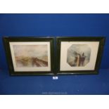 A pair of framed J.M.W. Turner Prints.