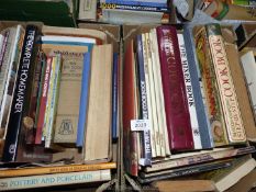 A box of cookbooks to include Salad and Snacks, The Microwave Cookbook,