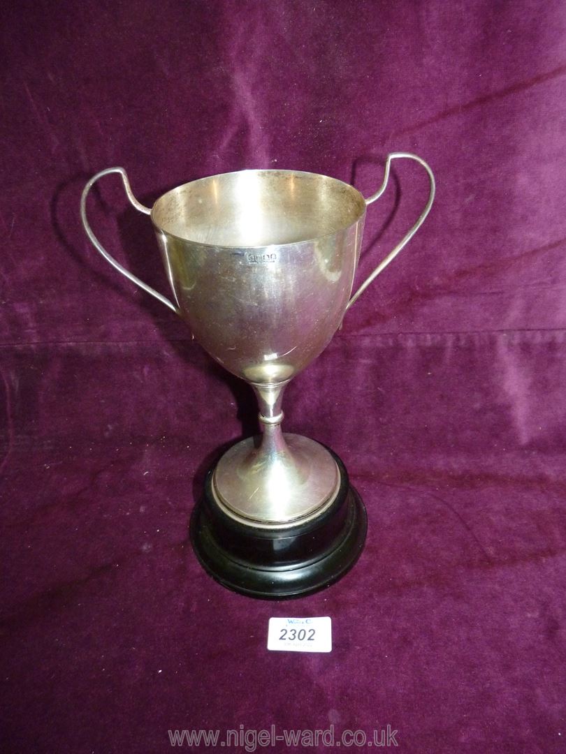 An EPNS Trophy marked 'Vaynor & District Agricultural Improvement Society Teddington Controls Ltd - Image 2 of 2