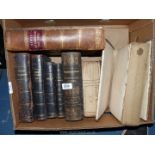 A box of Welsh books to include Taith y Pererin (The Pilgrim's Progress) by John Bunyan,
