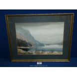 A Watercolour of Thirlmere Reservoir, signed lower right E. Greig Hall, 1975, inscribed verso.