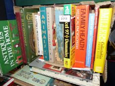 A box of books to include the Antique Dealers Pocket Book, Beswick Animals, Miller's Price Guides,
