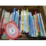 A quantity of children's books including Beatrix Potter, Snow White, Let's Imagine,