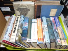 A quantity of Military books (mostly WWII) to include The Fighting at Jutland, Bomber Harries,