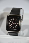 A Boxed Apple Watch 42mm Case 316L Stainless Steel Model MLFA2LL/A,