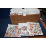 A large quantity of loose used Foreign and English stamps, including USA, Spain,