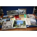 Miscellaneous books, leaflets and photo of Abergavenny,