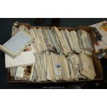 A large quantity of ephemera including letters to Germany and England,