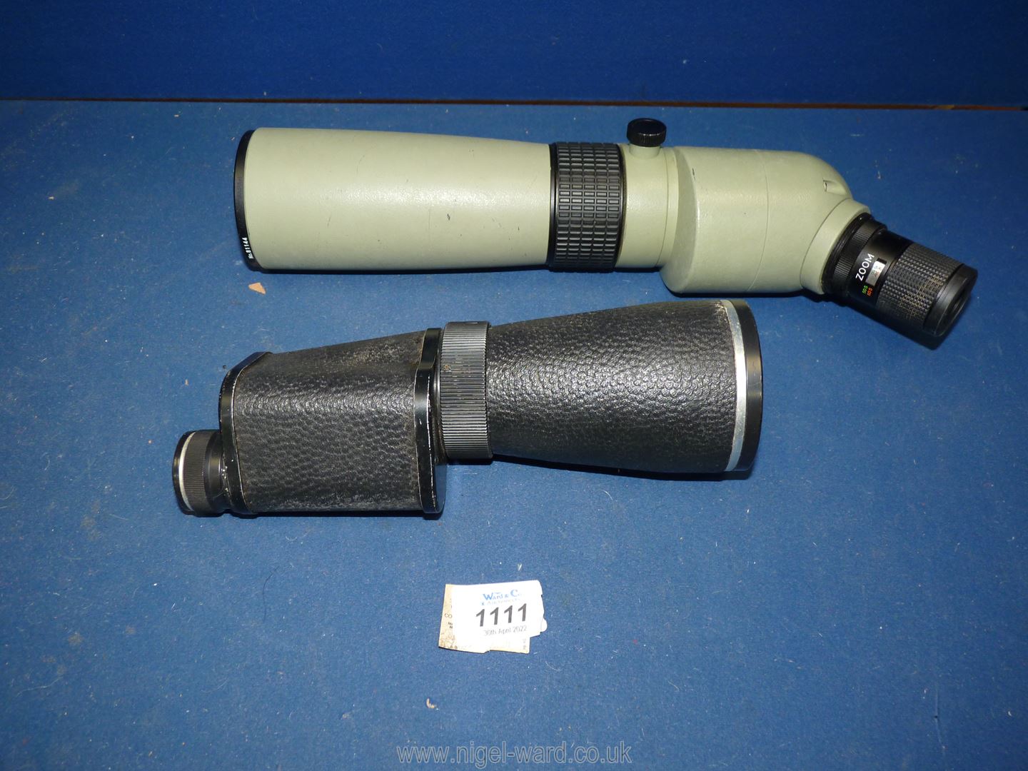 Two spotting Scopes- MN & Opticron with accessories including case and lenses. - Image 2 of 5
