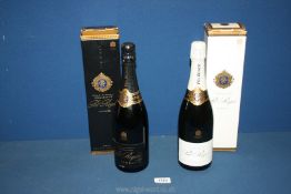 Two bottles of Champagne including Pol Roger White Foil and Vintage 1998 (4th Bumper Vintage),