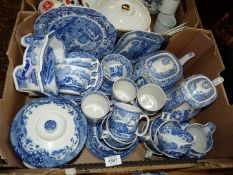 A good quantity of Spode 'Italian' china including mugs, cups, saucers, coffee and teapot,