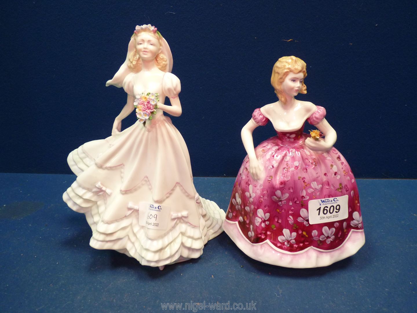 Two Coalport figurines: 'Wedding Day',