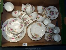 A small quantity of Wedgwood Garden tea set including cake plate, 6 side plates, 6 cups, 6 saucers,