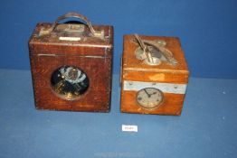 A Henry Martens & Co, Bruxelles, standard Toulet Pigeon Racing Clock with key, no.