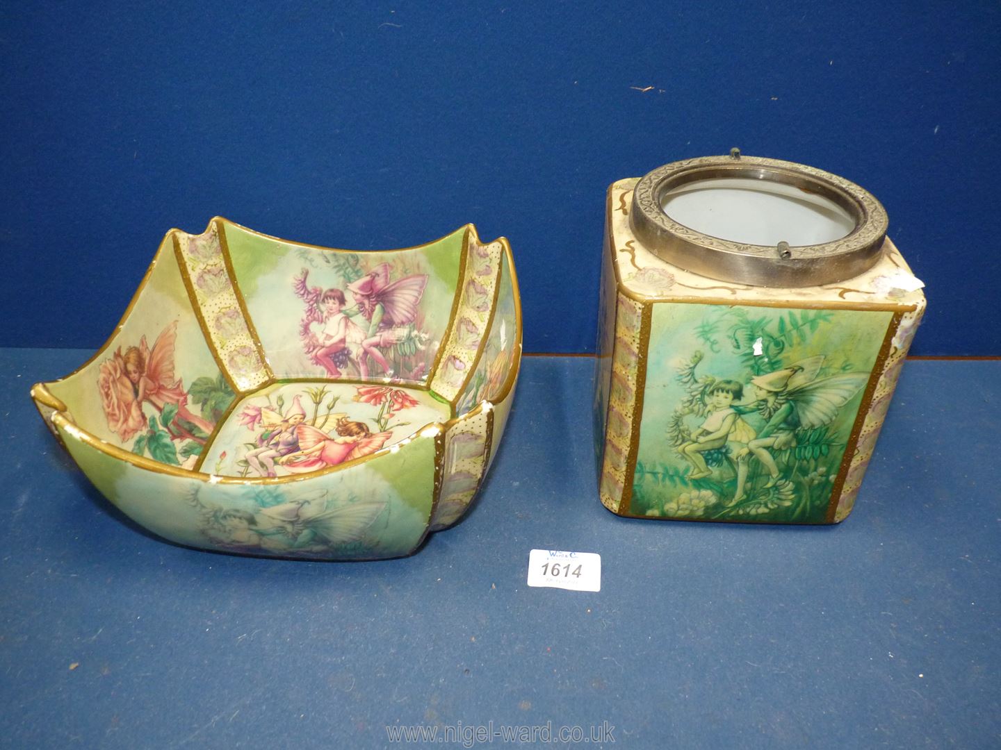 A Carlton ware Fantasies bowl and container. - Image 2 of 3