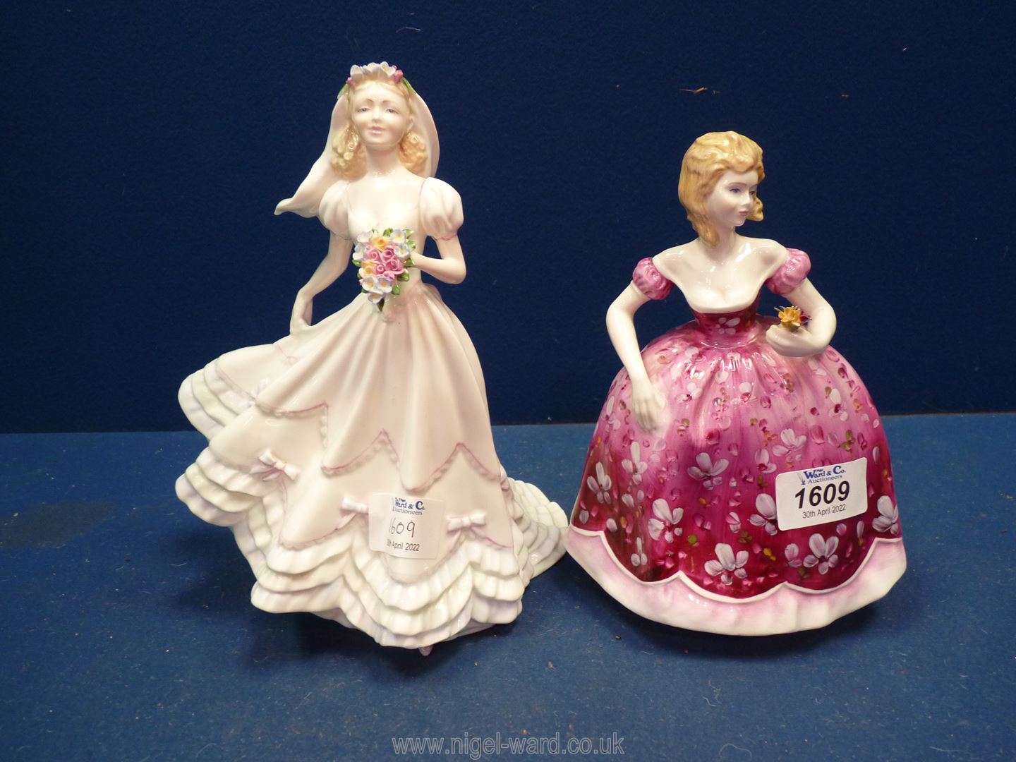 Two Coalport figurines: 'Wedding Day', - Image 2 of 5