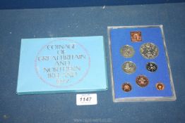 A 1977 Royal Mint Coinage of Great Britain & Northern Ireland proof set,