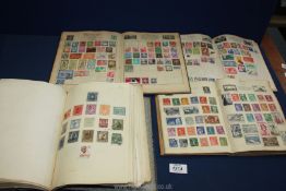 Four stamp albums, Rapid, Royal Mail,