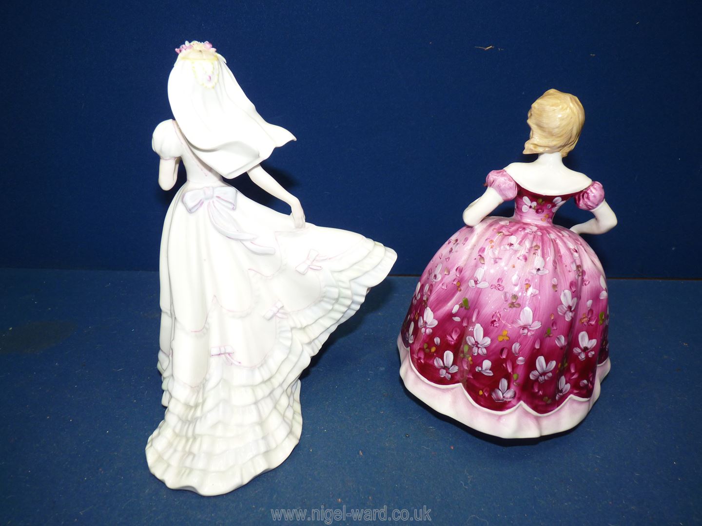 Two Coalport figurines: 'Wedding Day', - Image 4 of 5