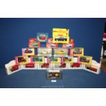 Seven Matchbox Models of Yesteryear, Matchbox 50th year models and Dinky Royal Mail vehicle etc,