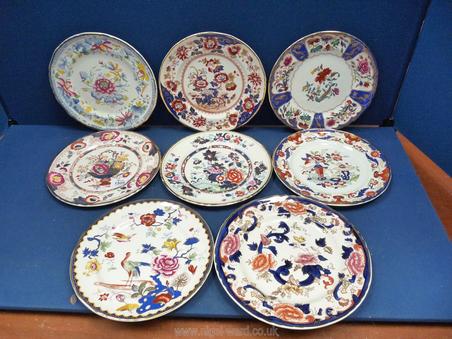 A good quantity of Mason's ironstone plates including 'Historic' collection and 'Mandalay'.