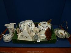 A quantity of china including Royal Worcester 'Evesham' tureen, Burleighware cup and saucer,