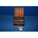 A boxed vintage 'Crown' Morse Taper 2 Collet Chuck, together with 9 x HMD imperial sized collets.