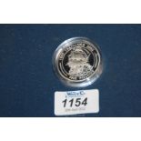 A Battle of Trafalgar HMS Victory 2005 Silver Proof Gibraltar £5 Coin,