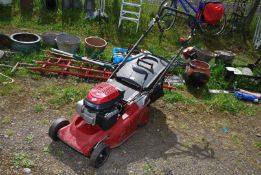 Mountfield lawn mower with GCV135 Honda engine, with rear roller and grass box,