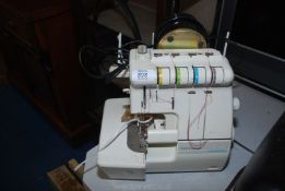 A Toyota over-locker sewing machine. (Ran at time of testing).
