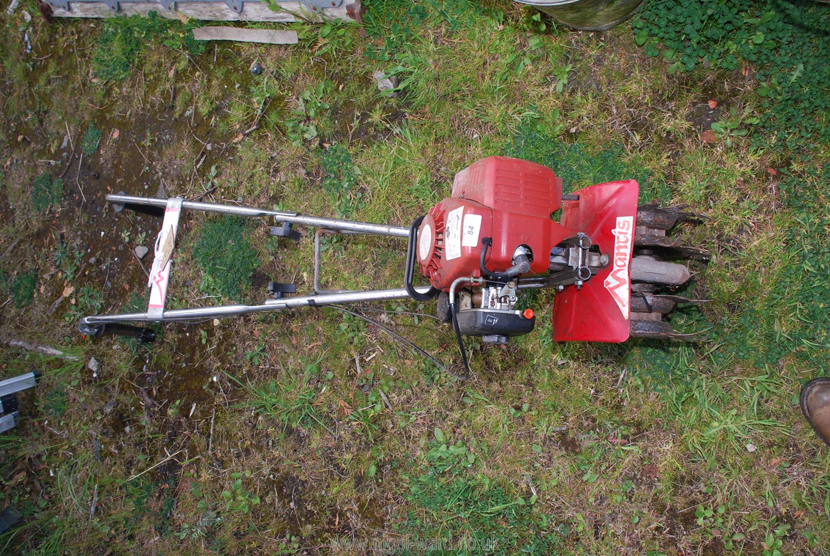 A small Mantis rotavator, (cord missing).