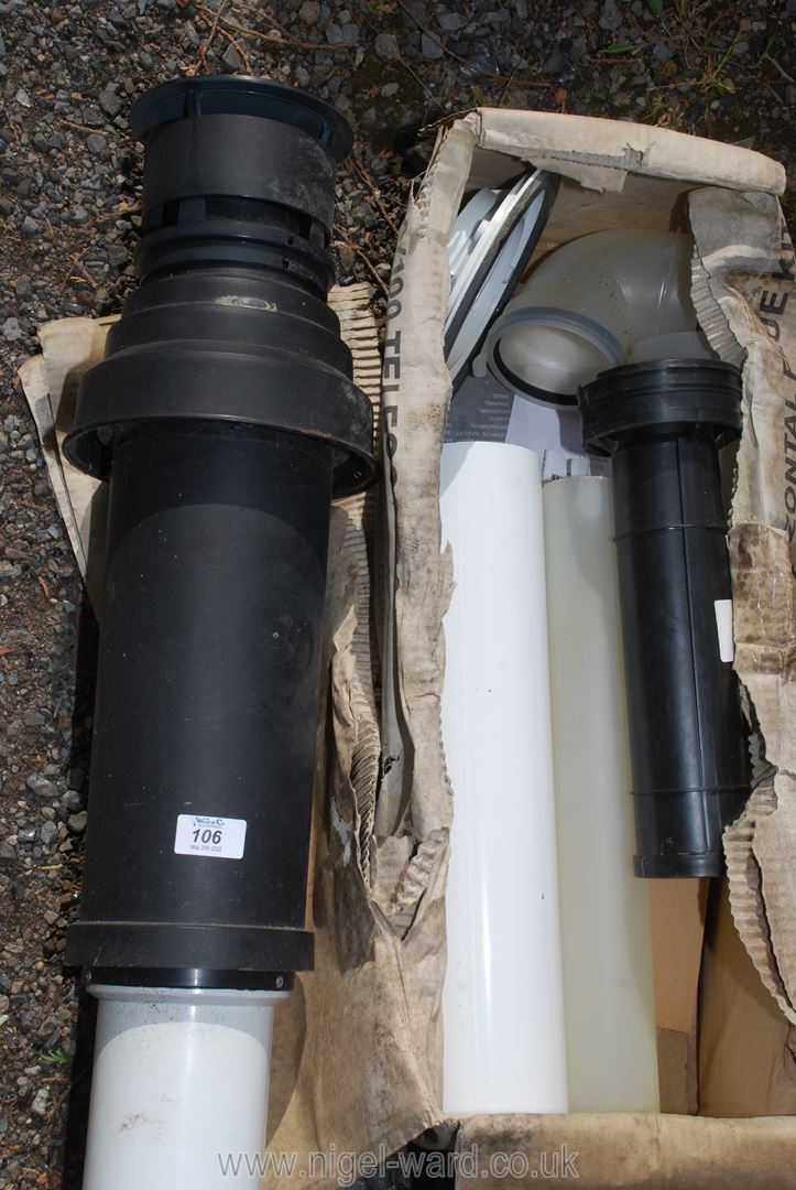 A telescopic flue kit and vent. - Image 2 of 2