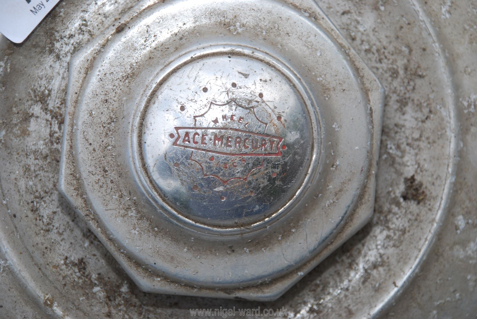 Aluminium 'Ace Mercury' wheel trims. - Image 2 of 3