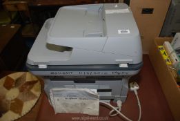 A Samsung Laser MFP SCX-482x all in one printer/scanner/ copier