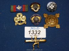 Two British Legion enamel badges, St.