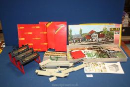 Four boxed Railway Model buildings to include an Austrian 'Faller B-102 Railway Station',