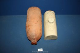 A terracotta Fish Brick by G&M Hemstock (plus instructions),