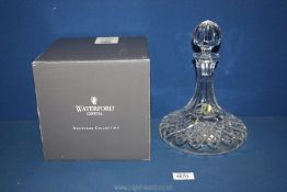 A Waterford ''Nocturne'' glass decanter, with box.