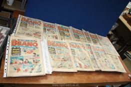 A quantity of mostly 1978 Beano annuals.