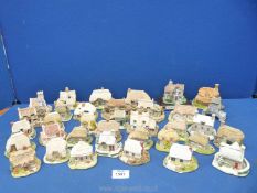 A quantity of Lilliput Lane including Bridge House, Riverview, The Rising Sun etc.