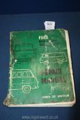 A Ford Repair Manual for Medium Commercial Vehicles 40 CE series.