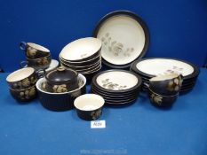 A quantity of Denby tea and dinner ware 'Bakewell' design.