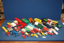 A large quantity of model transport to include lorries, hovercraft,