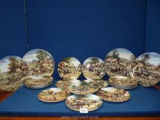 A good quantity of Wedgwood 'Country Days' plates to include; 'Lunch Break', 'Ploughing',